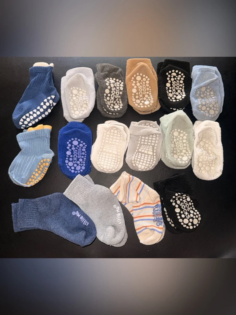 Non-Slip Infant/Toddler Grip Socks Assorted Colors